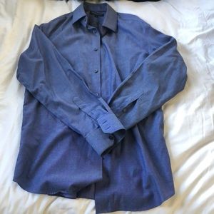 Banana Republic slim fit blue dress shirt